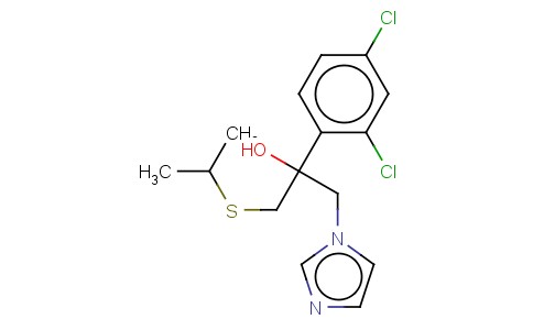 ALPHA-(2,4-DICHLOROPHENYL)-ALPHA-(((1-METHYLETHYL)THIO)METHYL)-1H-IMID AZOLE-1-ETHANOL